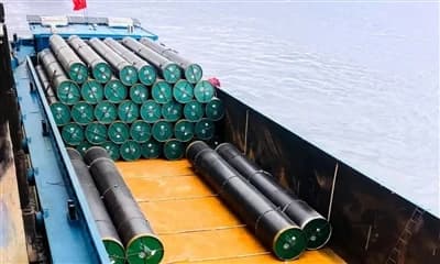 API-5L-X52N-AMERICAN-MADE-SPIRAL-WELDED-PIPE-WILL-BE-SHIPPED-ACROSS-THE-PACIFIC-TO-THE-PORT-OF-HOUSTON,-USA