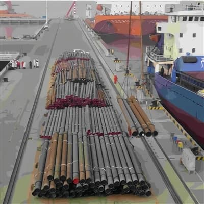 GANGYOU- GROUP -SIGNS- 3,000 TONS -OF -STEEL -CONTRACT -FOR- INDIAN -FACTORY- AND -THE- FIRST -BATCH- OF -SEAMLESS -PIPES -IS- SHIPPED- BY- SEA